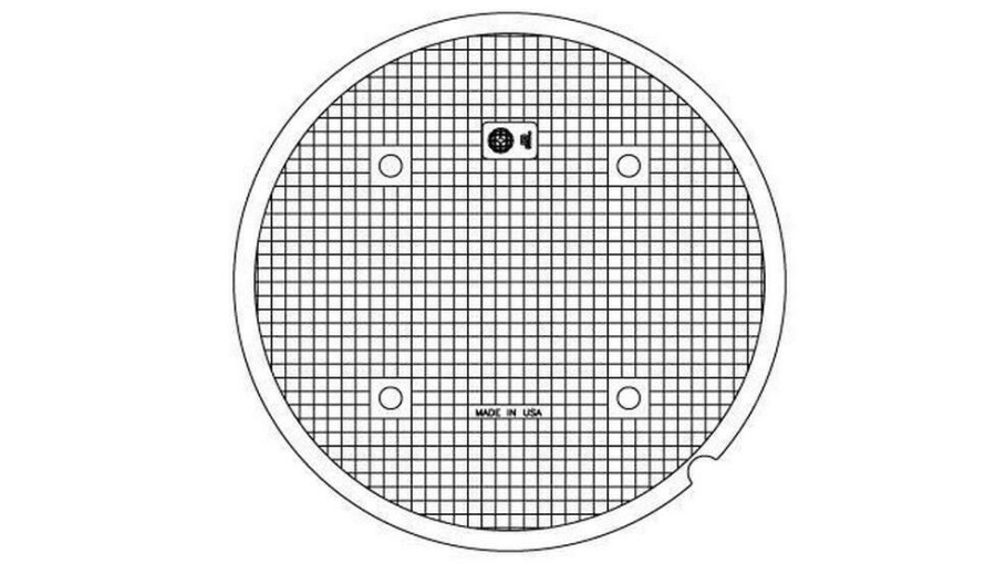 Manhole Frames, Covers & Accessories * | Coupon Ej 4 In. Plain Manhole Cover