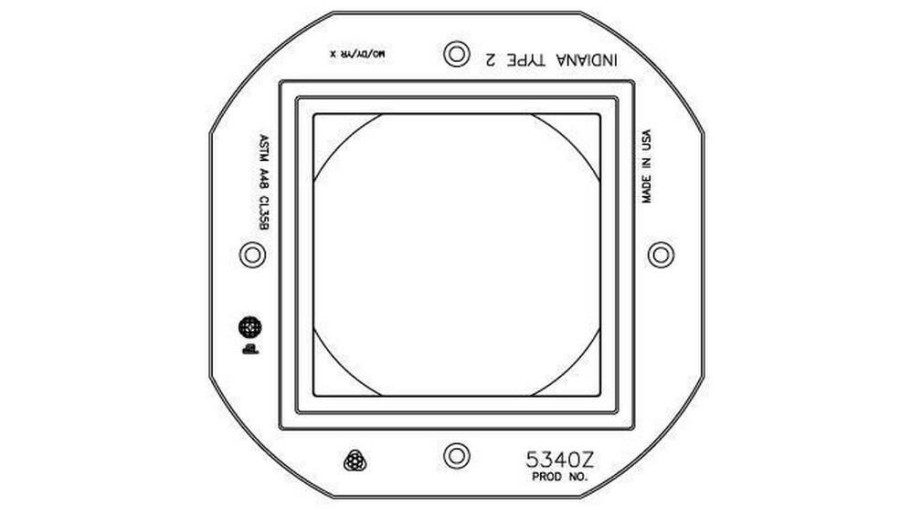 Manhole Frames, Covers & Accessories * | Best Reviews Of Ej 33-3/4 In. Undipped Frame