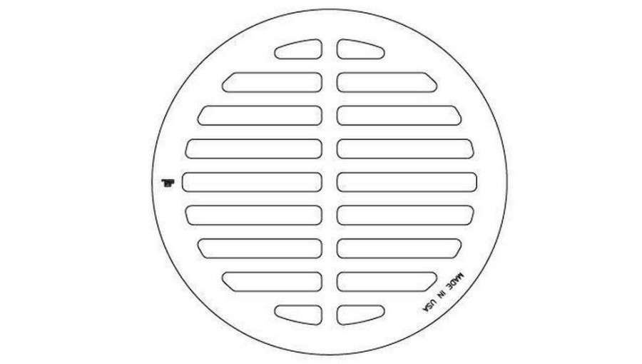 Manhole Frames, Covers & Accessories * | Budget Ej 1020-N 22-3/4 In. Gray Iron Grate