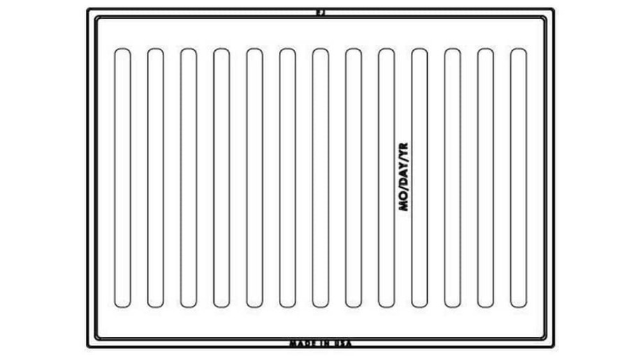 Inlet Frames, Covers & Accessories * | Flash Sale Ej V4275 Series 28-3/4 X 21 In. Ductile Iron Curb Inlet Frame And Grate