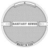 Manhole Frames, Covers & Accessories * | Coupon Ej 1338 Series 23-3/4 In. Solid Sanitary Sewer Manhole Cover