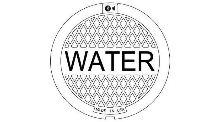 Manhole Frames, Covers & Accessories * | Wholesale Ej 23-1/4 In. Undipped Manhole Water Cover