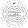 Manhole Frames, Covers & Accessories * | Budget Ej Cover Only For Sewer