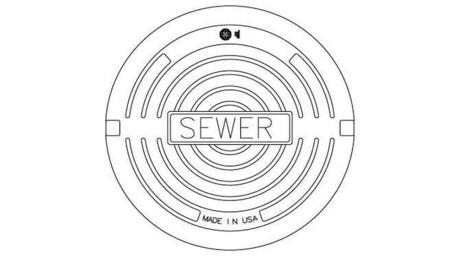 Manhole Frames, Covers & Accessories * | Budget Ej Cover Only For Sewer