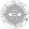 Manhole Frames, Covers & Accessories * | Coupon Ej Watertight Manhole Sanitary Ring And Cover For Sewer