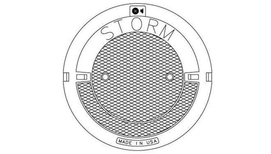 Manhole Frames, Covers & Accessories * | Wholesale Ej 26 In. Storm Cover