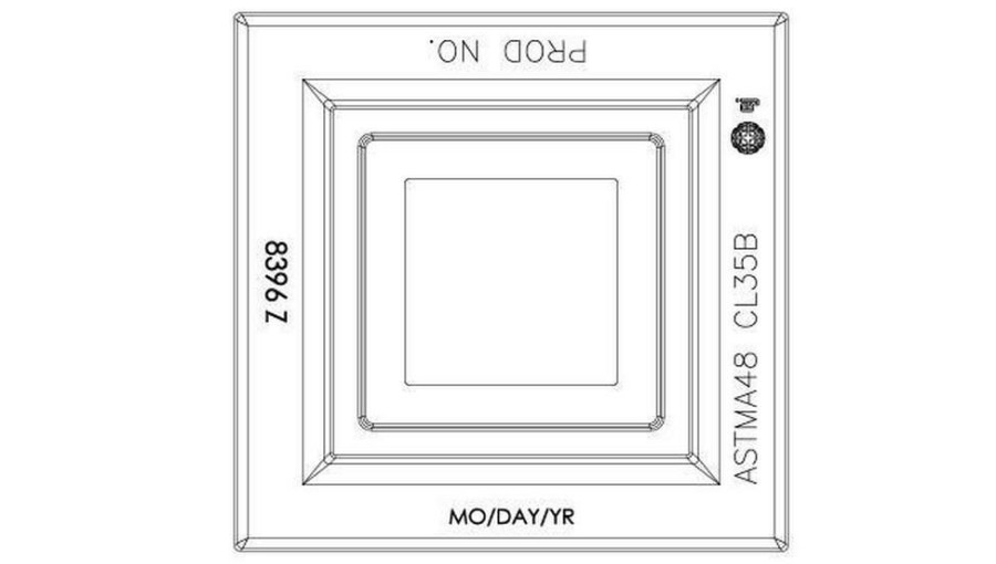 Valve Boxes, Lids & Accessories * | Discount Ej 13 In. Gray Iron Box Frame