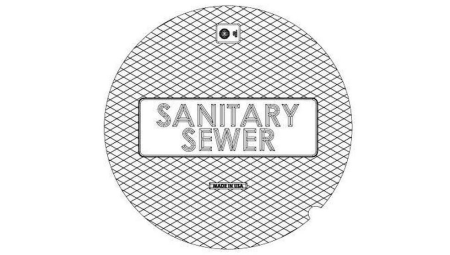 Manhole Frames, Covers & Accessories * | Cheap Ej Manhole Sanitary Cover For Sewer