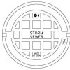 Manhole Frames, Covers & Accessories * | Coupon Ej 35-1/4 In. X 7 In. Underground Storm Sewer Cover