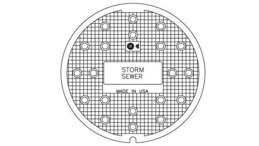 Manhole Frames, Covers & Accessories * | Best Sale Ej 20 In. Storm Cover For Sewer