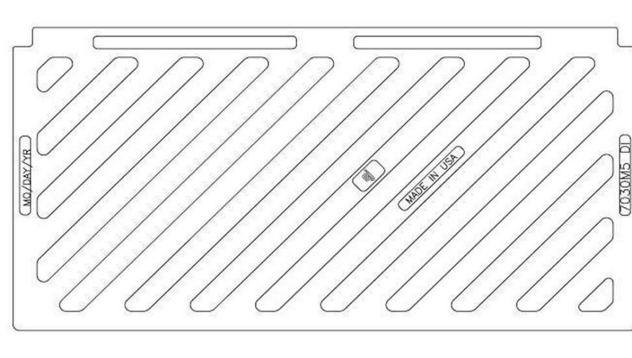 Inlet Frames, Covers & Accessories * | Deals Ej 35-1/2 X 17-3/4 In. Diagonal Grate