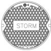 Manhole Frames, Covers & Accessories * | Discount Ej 24 In. Storm Cover Only