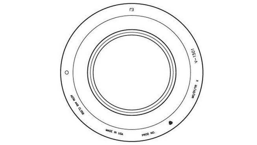 Manhole Frames, Covers & Accessories * | Deals Ej 23-1/4 In. Undipped Manhole Flaring Ring