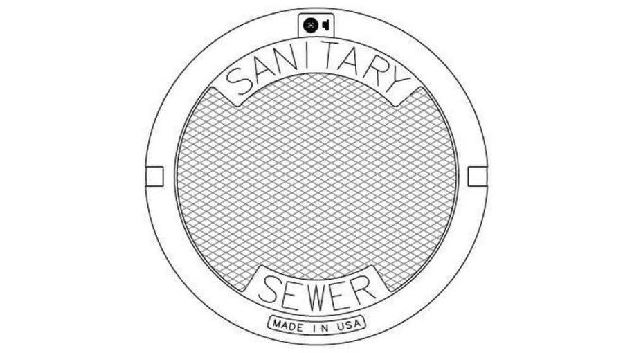 Manhole Frames, Covers & Accessories * | Discount Ej 1040 Series 26 In. Manhole Sanitary Lid