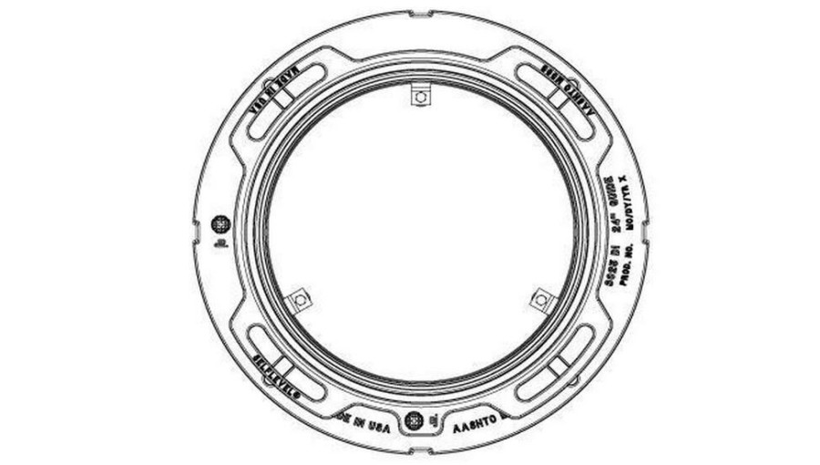 Manhole Frames, Covers & Accessories * | Deals Ej 24 In. Self Level Frame For Concrete