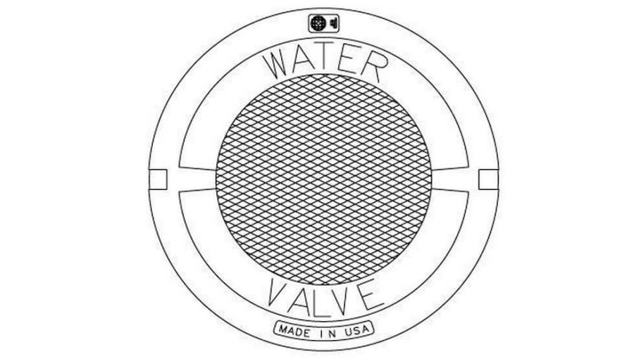 Valve Boxes, Lids & Accessories * | Best Reviews Of Ej 26 In. Gray Iron Water Valve Cover