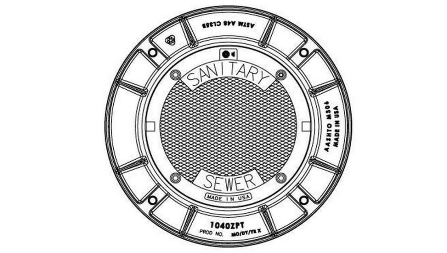 Manhole Frames, Covers & Accessories * | New Ej 26-1/4 In. Sanitary Solvent Weld Assembly