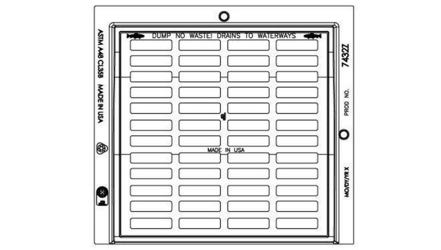 Inlet Frames, Covers & Accessories * | Flash Sale Ej 36 X 30-5/16 X 10 In. Curb Inlet