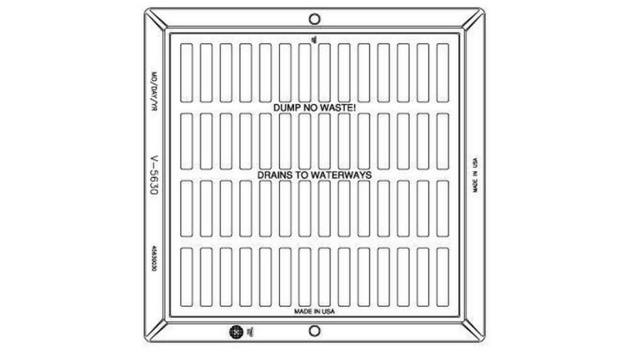 Inlet Frames, Covers & Accessories * | Best Deal Ej 37-1/2 X 37-1/2 X 4 In. Frame And Grate