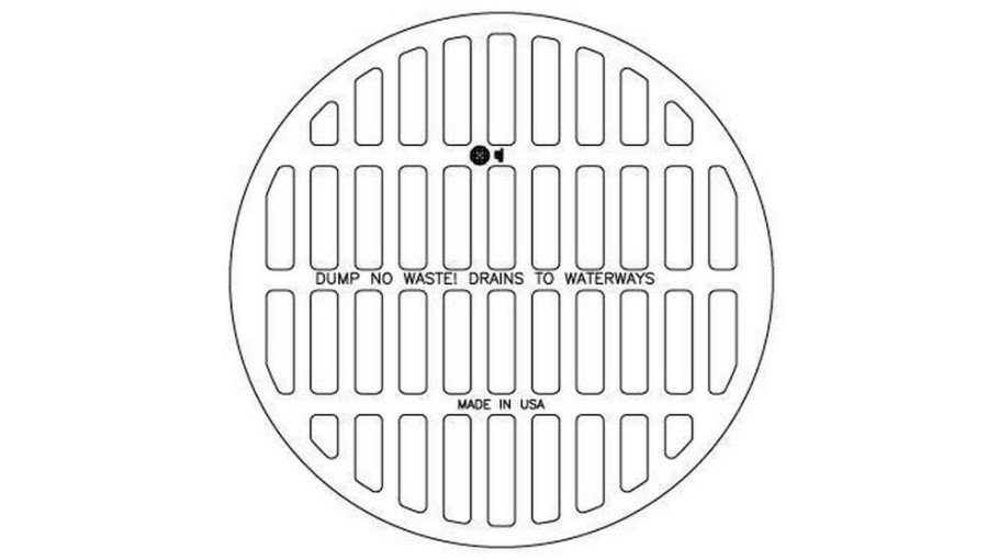 Inlet Frames, Covers & Accessories * | Deals Ej 32 In. Manhole Grate Only