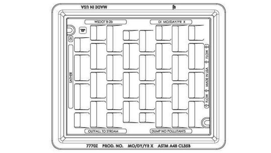 Inlet Frames, Covers & Accessories * | Promo Ej 20 X 24 In. Inlet Frame And Grate