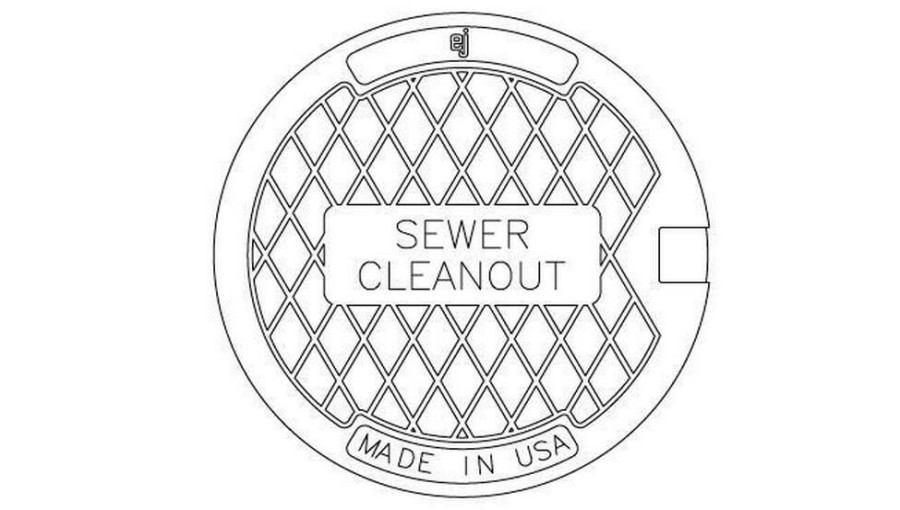 Manhole Frames, Covers & Accessories * | Cheapest Ej 13-1/4 In. Undipped Solvent Weld Clean-Out Cover