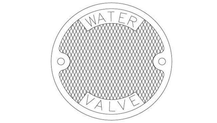 Valve Boxes, Lids & Accessories * | Promo Ej 18 In. Cast Iron Water Valve Cover