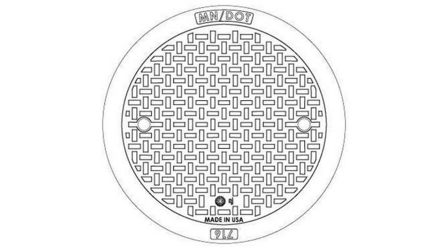 Manhole Frames, Covers & Accessories * | Wholesale Ej 26 In. Two Phase Manhole Lid