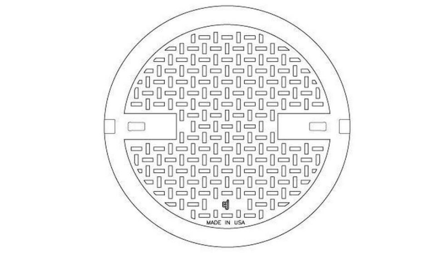 Manhole Frames, Covers & Accessories * | Top 10 Ej 26 In. Manhole Lid With Gasket