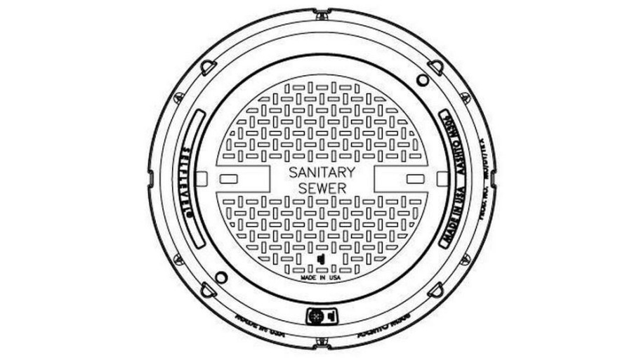 Manhole Frames, Covers & Accessories * | Top 10 Ej 14-3/4 In. Asphalt Self Level Manhole Frame And Lid