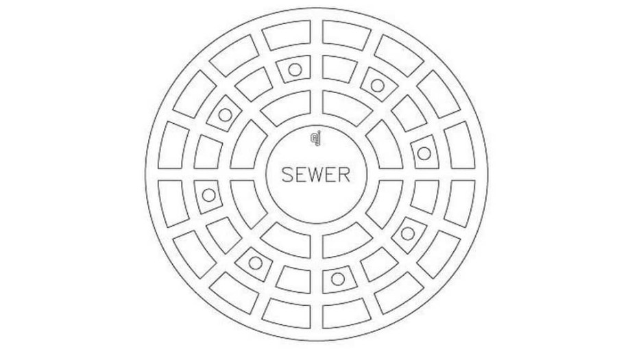 Manhole Frames, Covers & Accessories * | Brand New Ej Sewer Cover