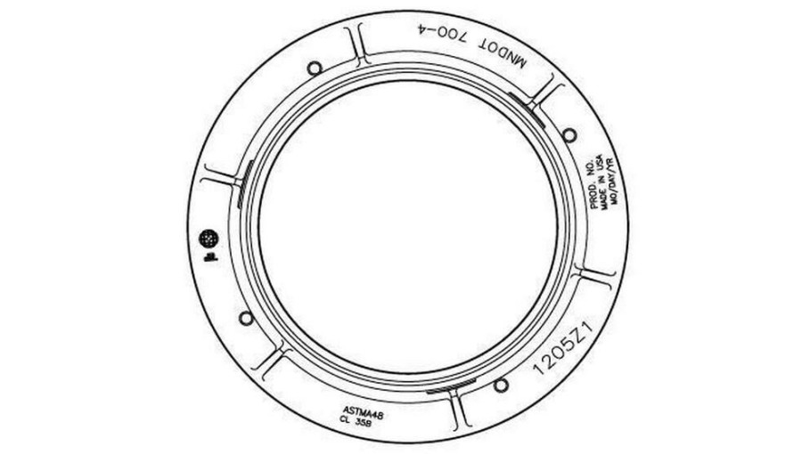 Manhole Frames, Covers & Accessories * | Hot Sale Ej 26 X 4 In. Manhole Frame