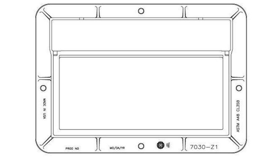 Inlet Frames, Covers & Accessories * | Best Pirce Ej 43 X 31 X 6 In. Frame