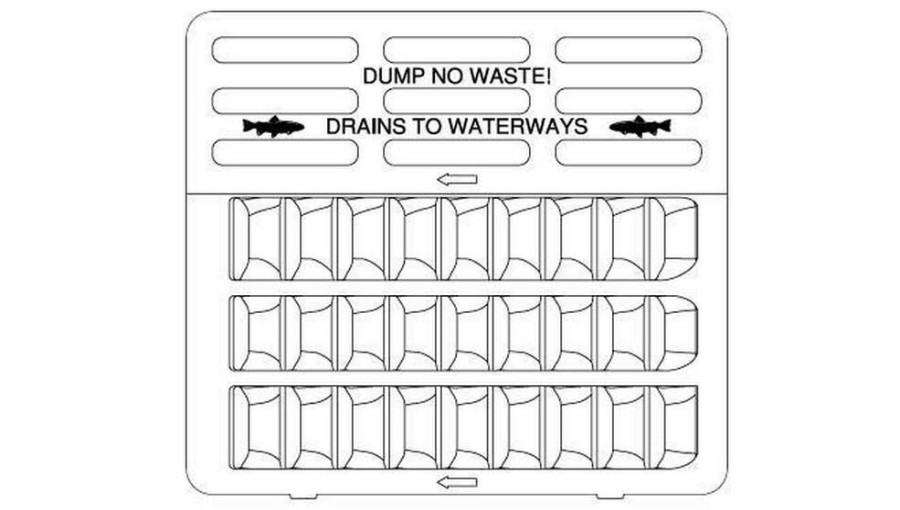 Inlet Frames, Covers & Accessories * | Coupon Ej 26 X 23-14/25 X 1-1/2 In. Vane Grate