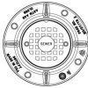 Manhole Frames, Covers & Accessories * | Coupon Ej 9 X 6 In. Locking Cleanout Frame With Sewer Cover