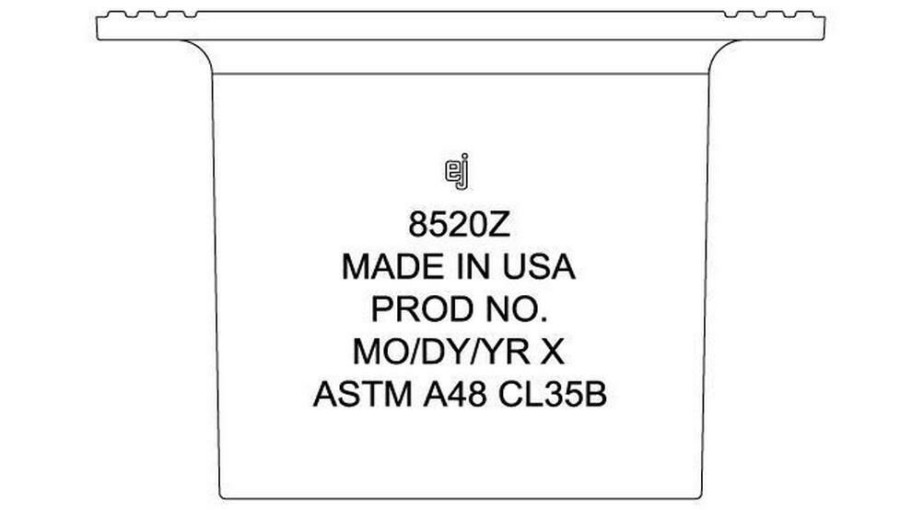 Manhole Frames, Covers & Accessories * | Hot Sale Ej 8 In. Valve Frame