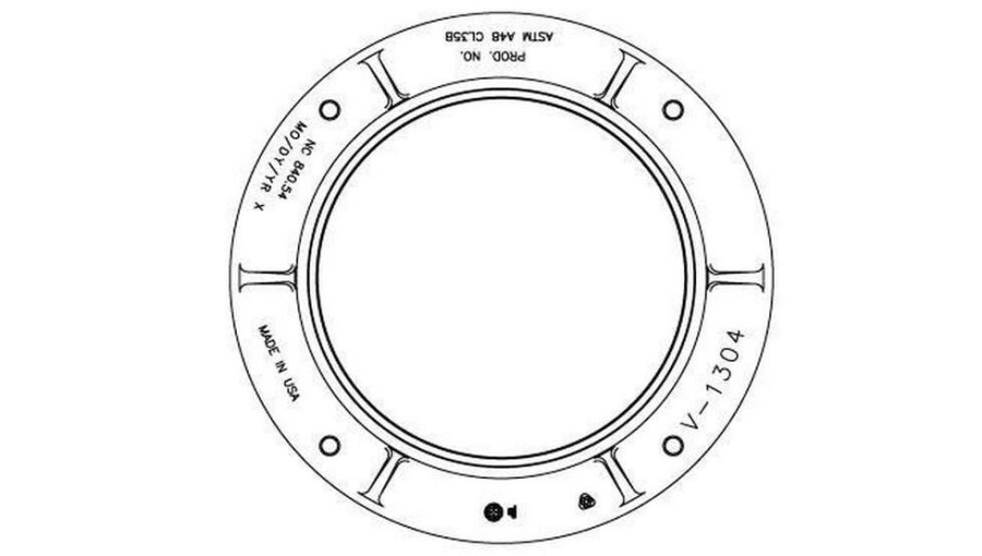 Manhole Frames, Covers & Accessories * | Cheapest Ej 23-1/2 In. Storm Ring And Cover