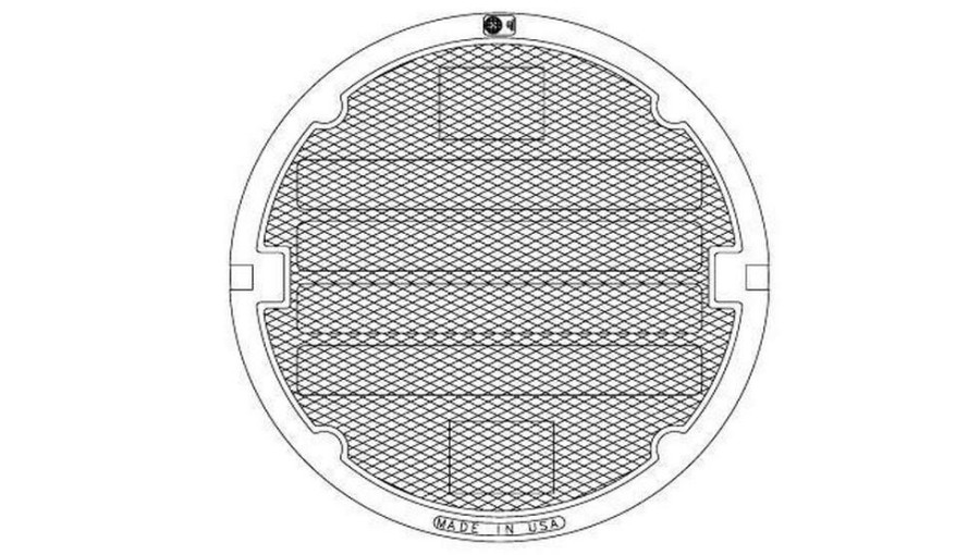 Manhole Frames, Covers & Accessories * | Top 10 Ej 32 In. Gray Iron Head Cover