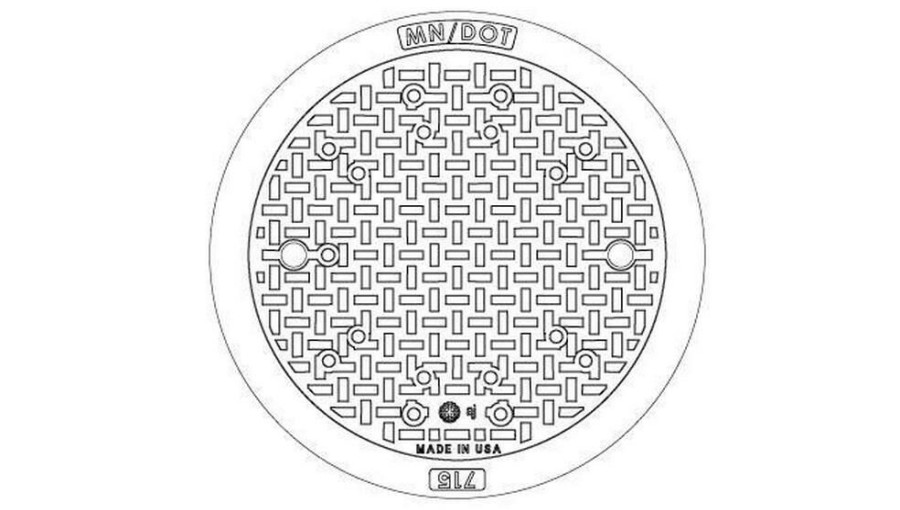 Manhole Frames, Covers & Accessories * | Cheap Ej 25-3/4 In. Manhole Vented Lid