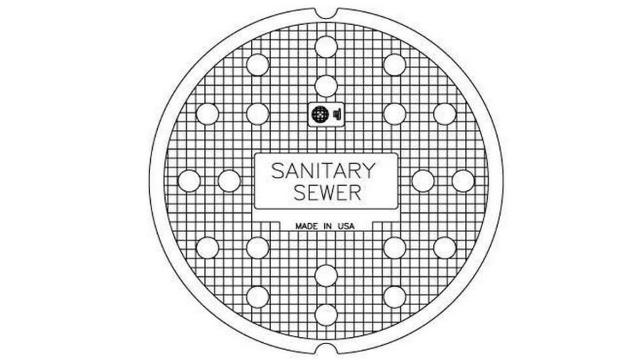 Manhole Frames, Covers & Accessories * | New Ej 23-3/4 X 1 In. Sanitary Solvent Weld Cover